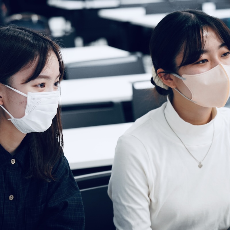 インタビューの様子